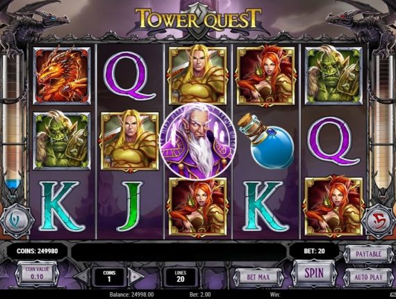 machine à sous Tower Quest écran 2