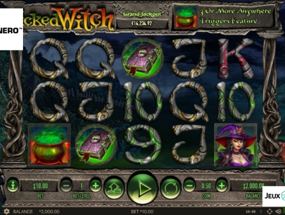 machine à sous Wicked Witch écran 1