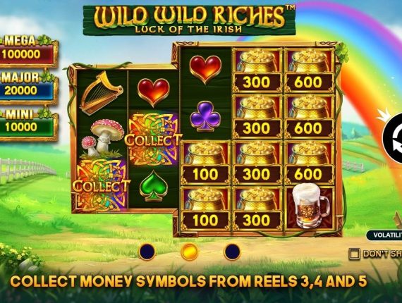 machine à sous Wild Wild Riches écran 1