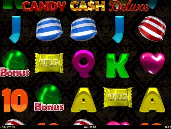 machine à sous Candy Cash Deluxe écran 1