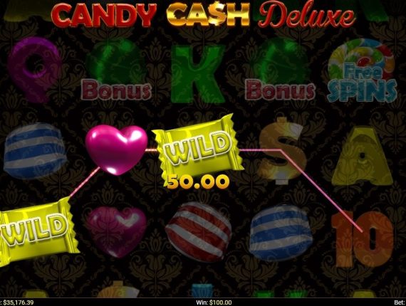 machine à sous Candy Cash Deluxe écran 2