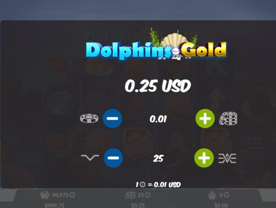 machine à sous Dolphins Gold écran 3