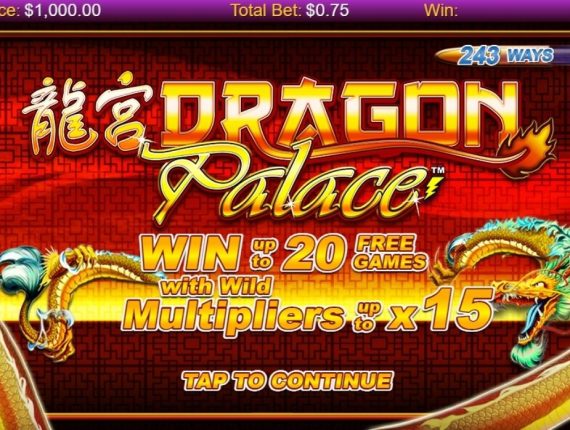 machine à sous Dragon Palace écran 1