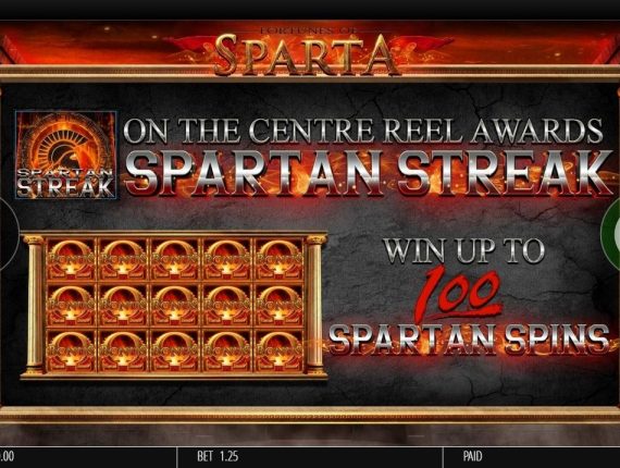 machine à sous Fortunes of Sparta écran 1