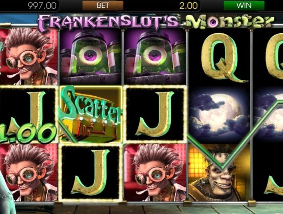 machine à sous Frankenslots Monster écran 2