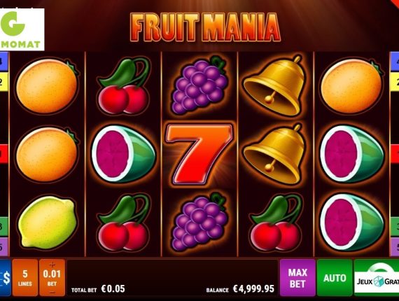 machine à sous Fruit Mania écran 2