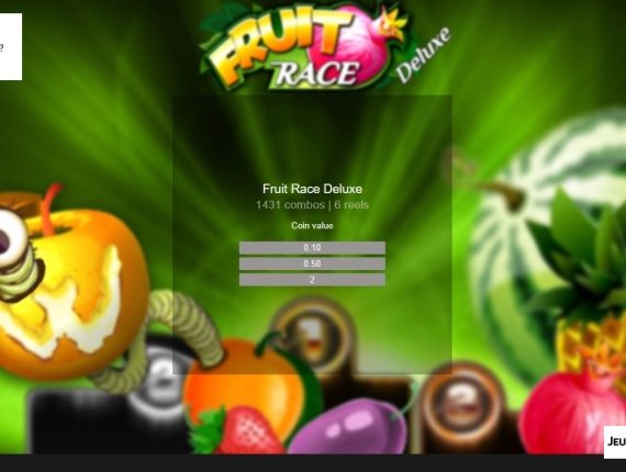 machine à sous Fruit Race écran 1