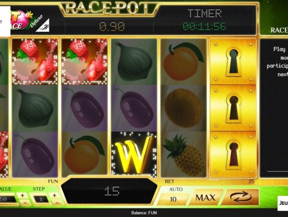 machine à sous Fruit Race écran 2