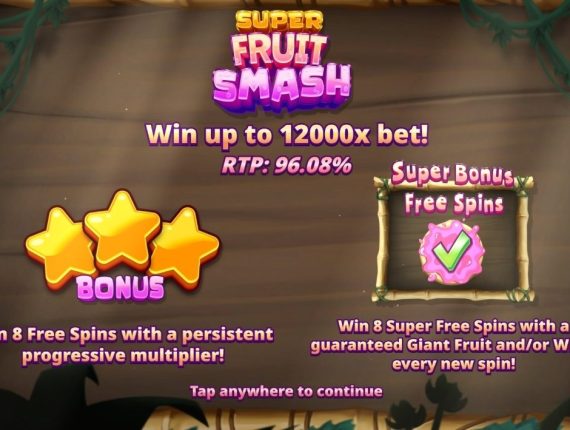 machine à sous Fruit Smasher écran 1