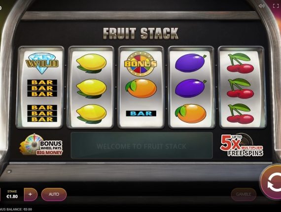 machine à sous Fruit Stack écran 2