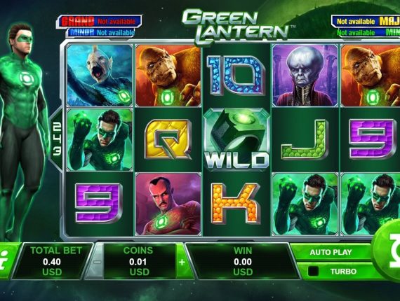 machine à sous Green Lantern écran 1