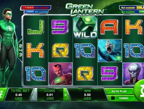 machine à sous Green Lantern écran 2