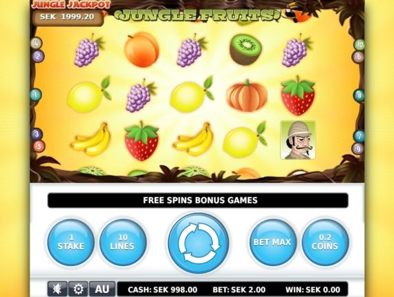 machine à sous Jungle Fruits écran 2