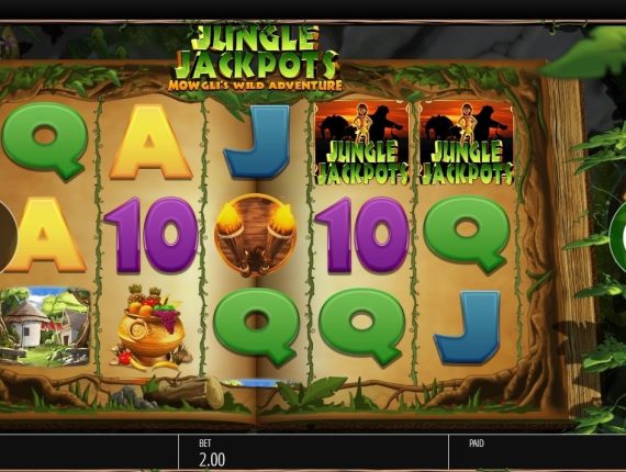 machine à sous Jungle Jackpots écran 2