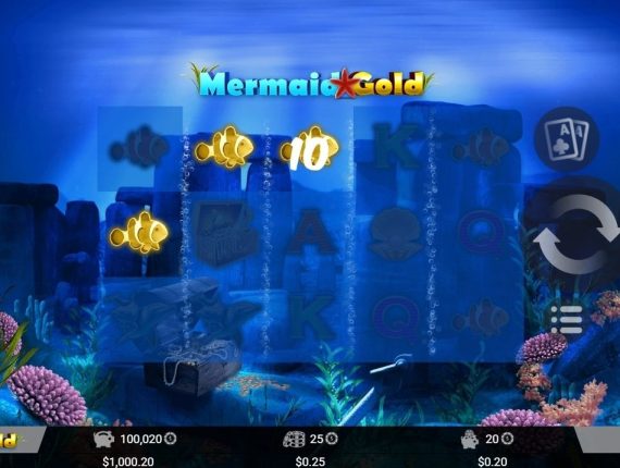 machine à sous Mermaid Gold écran 2