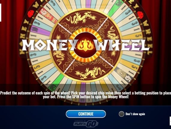 machine à sous Money Wheel écran 1