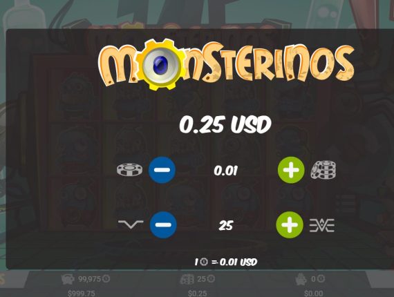 machine à sous Monsterinos écran 3