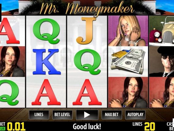 machine à sous Mr Money Maker écran 1