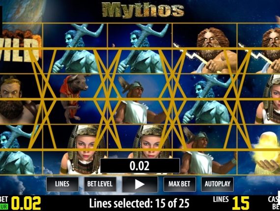 machine à sous Mythos écran 4