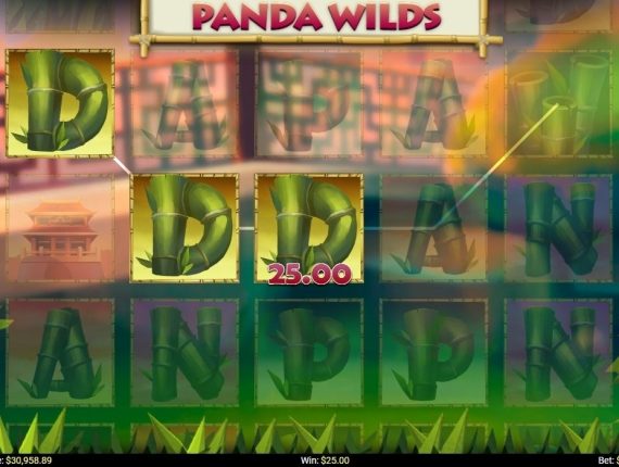 machine à sous Panda Wilds écran 2