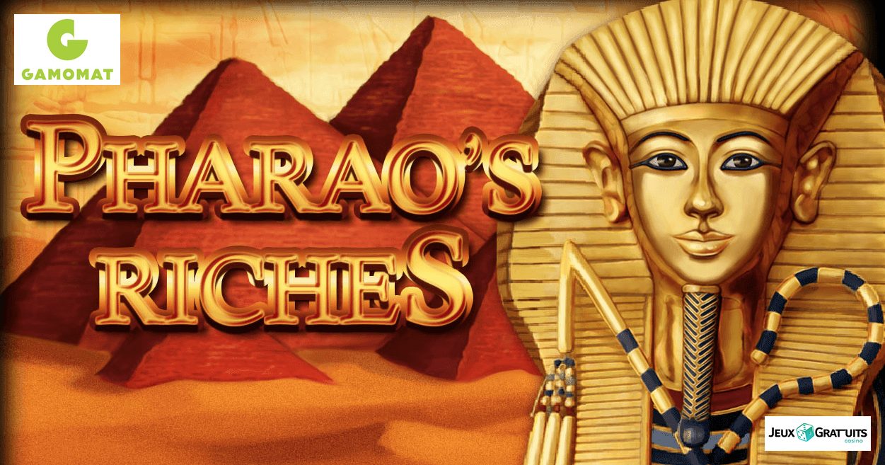 lobby du machine à sous Pharaos Riches