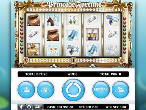 machine à sous Princess Fortune écran 2