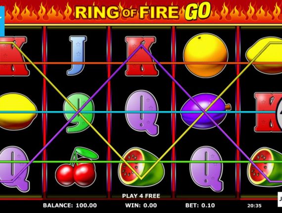 machine à sous Ring of Fire XL écran 1