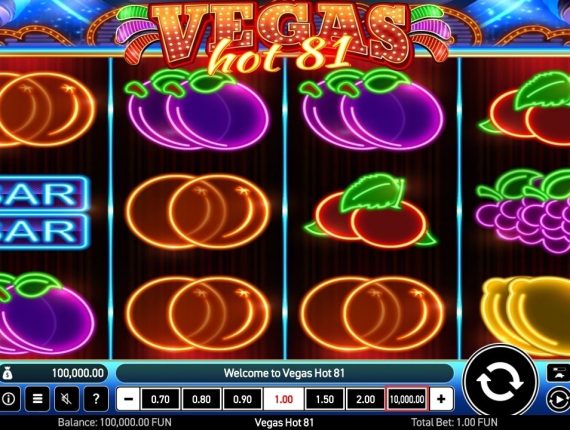 machine à sous Vegas III écran 1