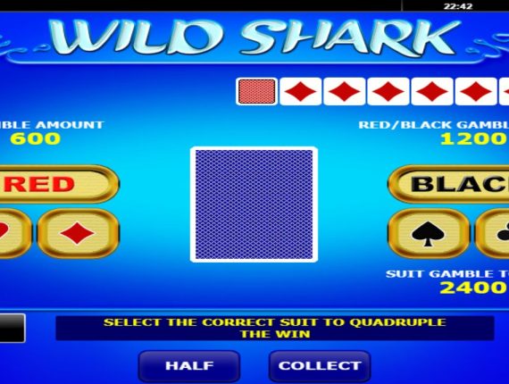 machine à sous Wild Shark écran 3