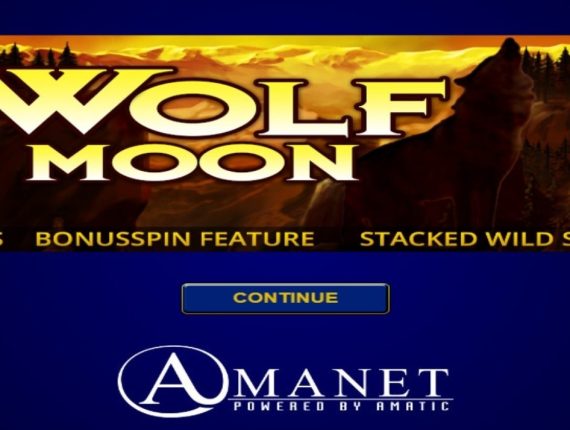 machine à sous Wolf Moon Amatic écran 1