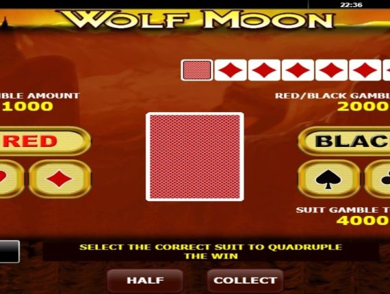 machine à sous Wolf Moon Amatic écran 3
