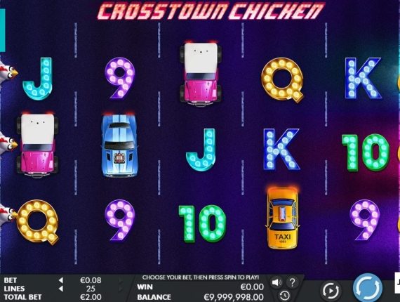 machine à sous Crosstown Chicken écran 2