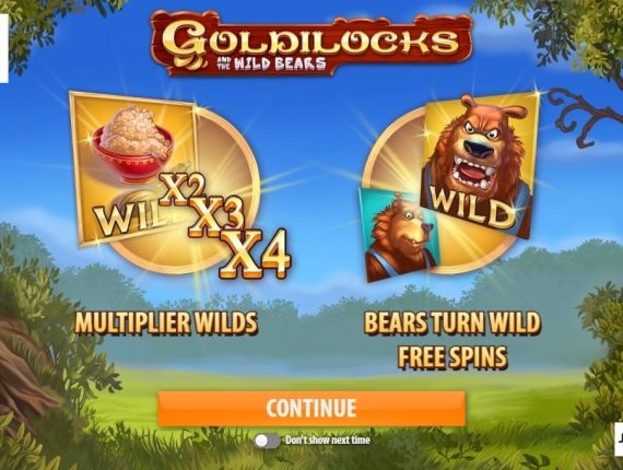 machine à sous Goldilocks and the Wild Bears écran 1
