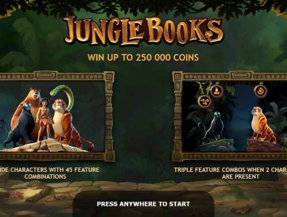 machine à sous Jungle Books écran 1