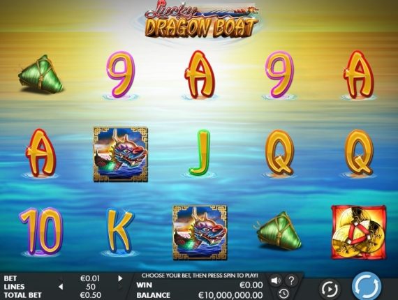 machine à sous Lucky Dragon Boat écran 1