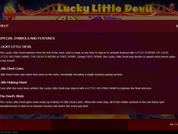 machine à sous Lucky Little Devil écran 3