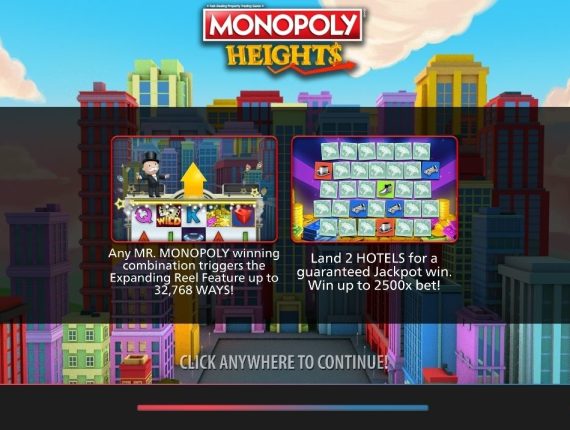 machine à sous Monopoly Big Event écran 1