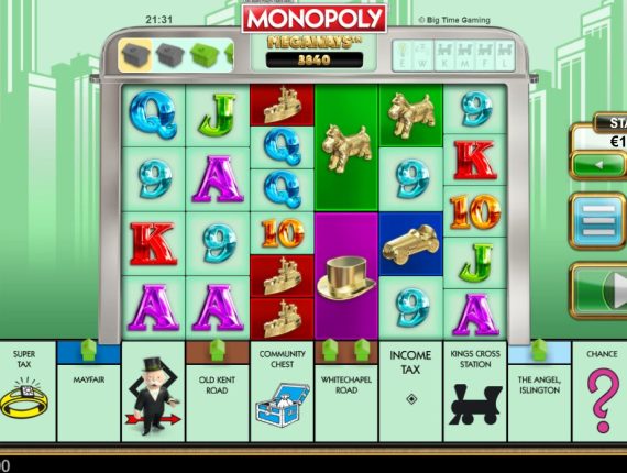 machine à sous Monopoly Paradise Mansion écran 2