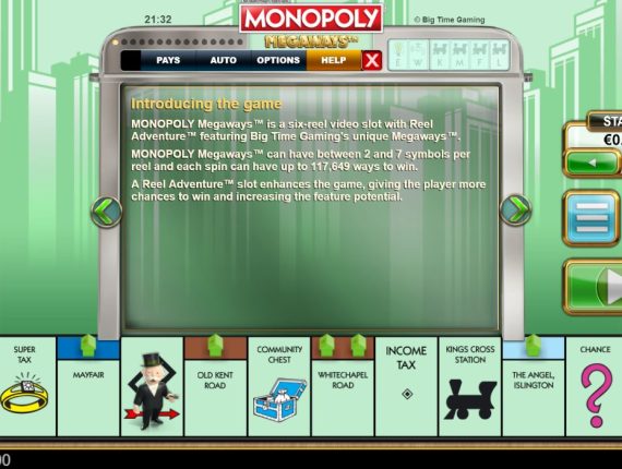 machine à sous Monopoly Paradise Mansion écran 4