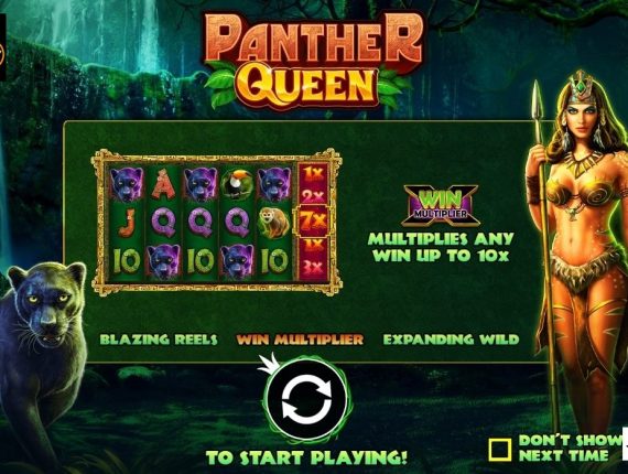 machine à sous Panther Queen écran 1
