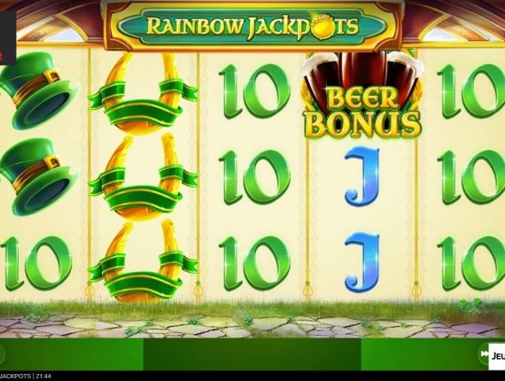 machine à sous Rainbow Jackpots écran 2