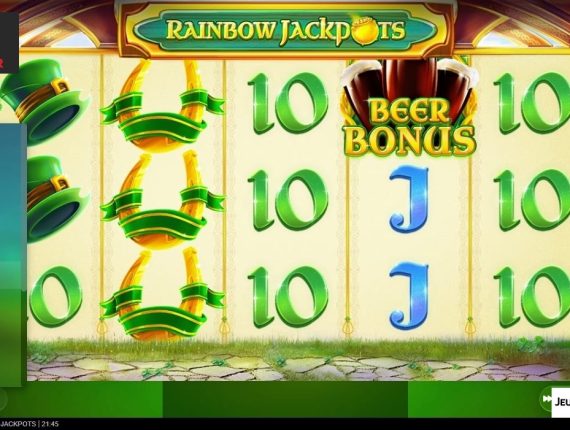 machine à sous Rainbow Jackpots écran 3