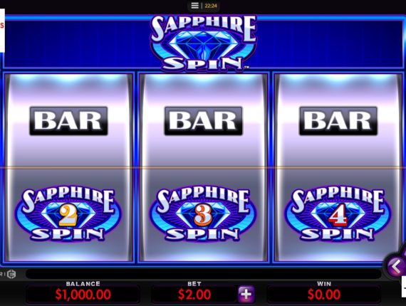 machine à sous Sapphire Sorceress écran 1