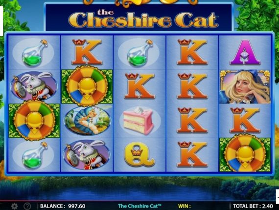 machine à sous The Cheshire Cat écran 2