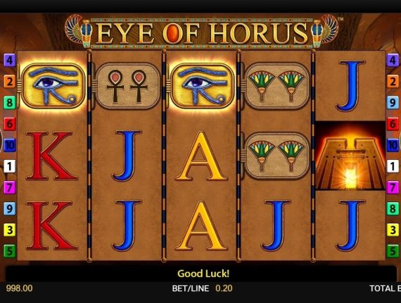 machine à sous Treasure of Horus écran 2