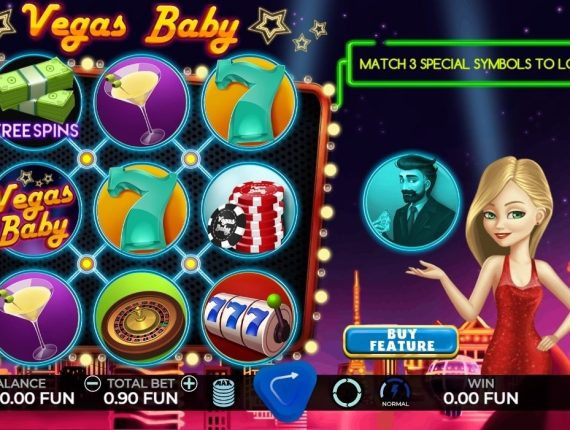 machine à sous Vegas Baby écran 1