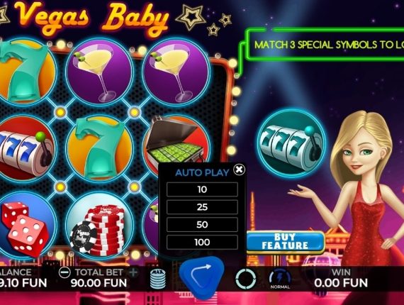 machine à sous Vegas Baby écran 3