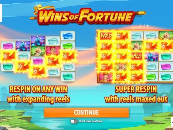 machine à sous Wins of Fortune écran 1