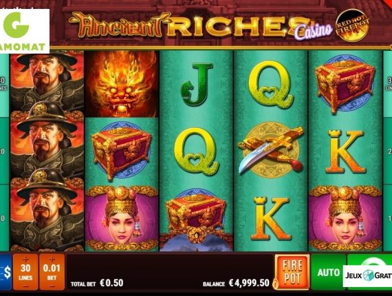 machine à sous Ancient Riches Casino écran 2