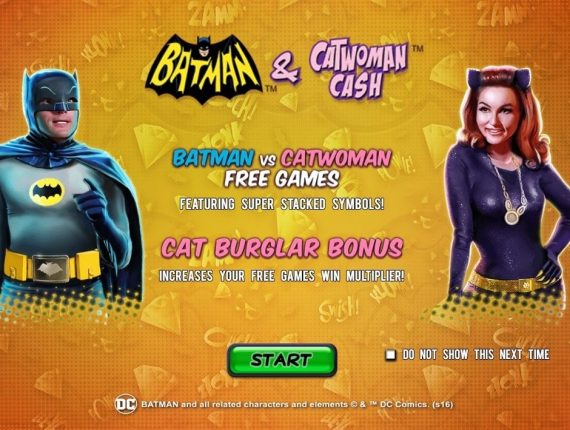 machine à sous Batman and Catwoman Cash écran 1
